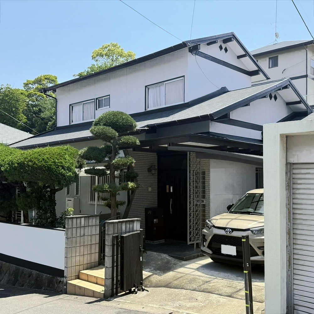 福岡県福岡市東区 S様邸屋根葺き替え・外壁塗装リフォーム工事