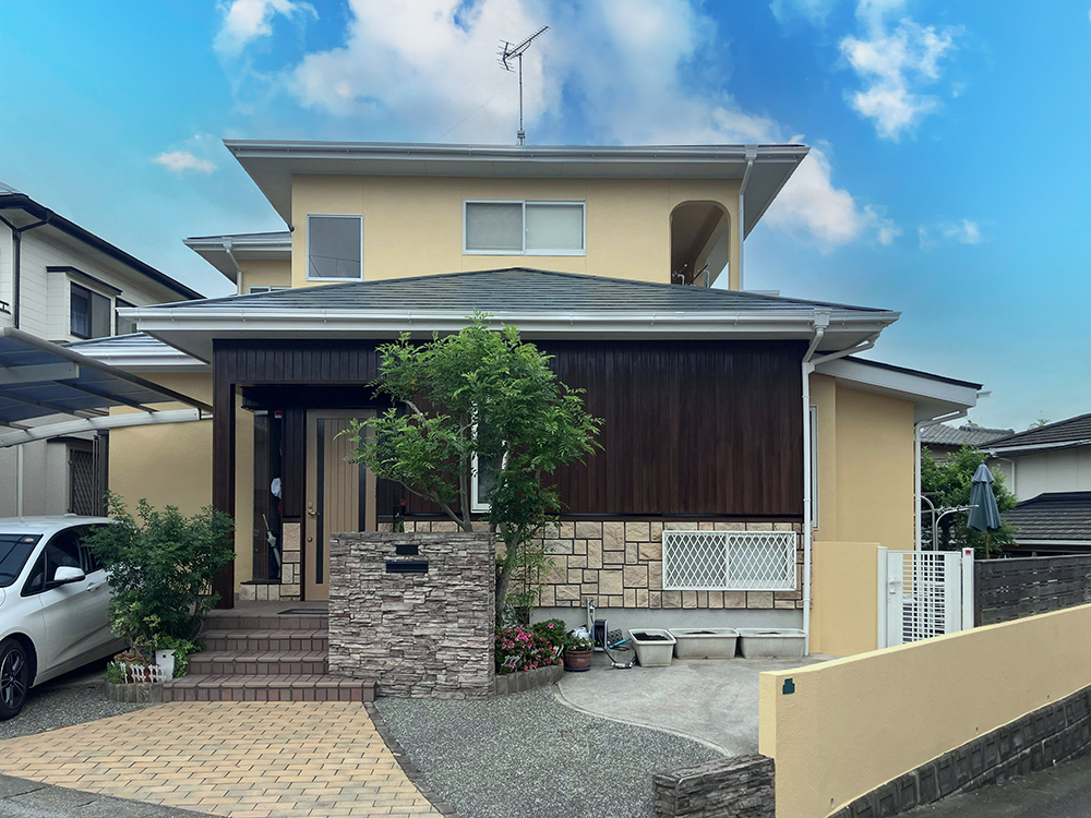 福岡市東区 屋根外壁塗装リフォーム工事|無料家屋点検