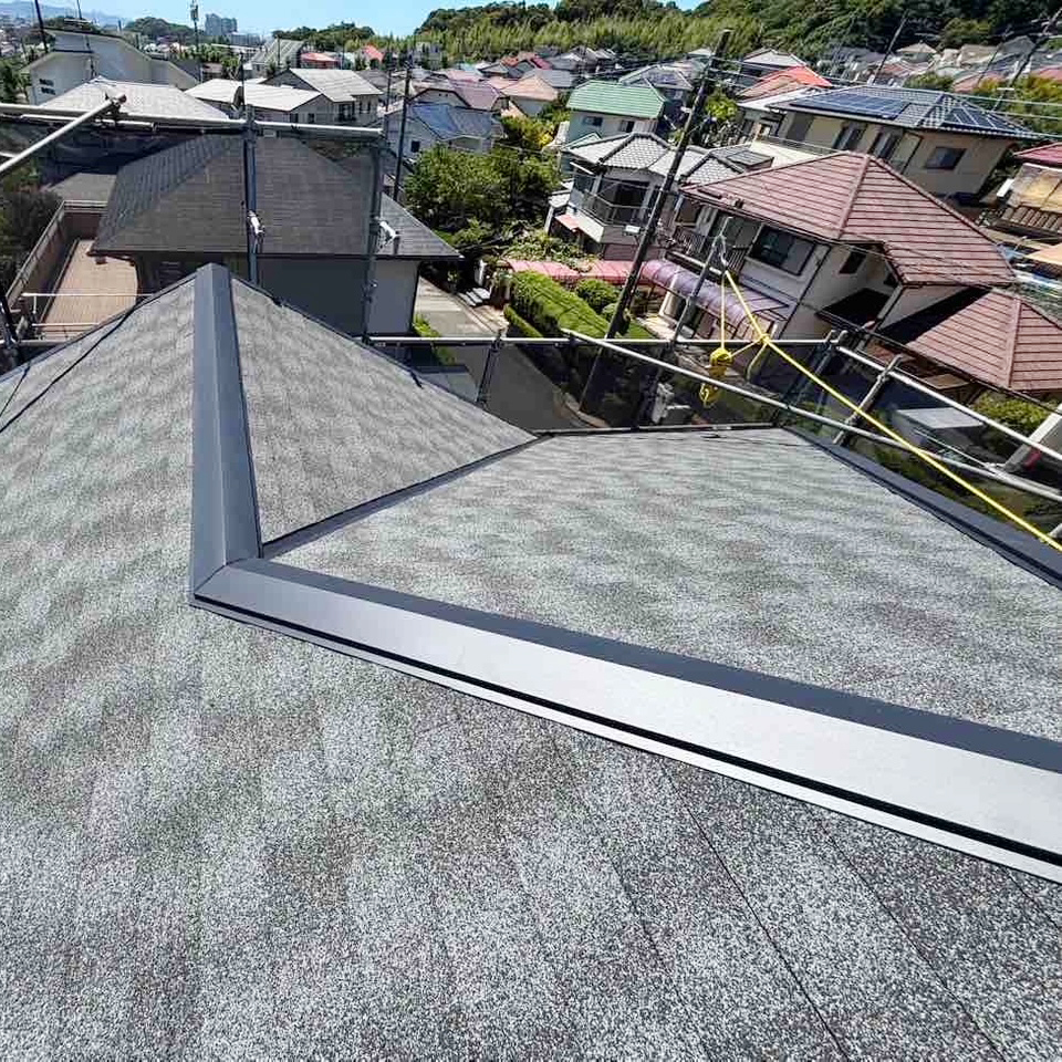 福岡県福岡市東区T様邸 屋根カバーリフォーム工事